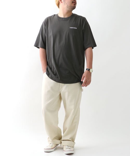 MARUKAWA(大きいサイズのマルカワ)/【CONVERSE】 大きいサイズ メンズ コンバース Tシャツ 半袖 無地 ワンポイント ブランド/img12