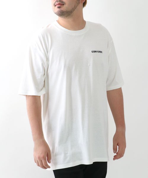 MARUKAWA(大きいサイズのマルカワ)/【CONVERSE】 大きいサイズ メンズ コンバース Tシャツ 半袖 無地 ワンポイント ブランド/img19