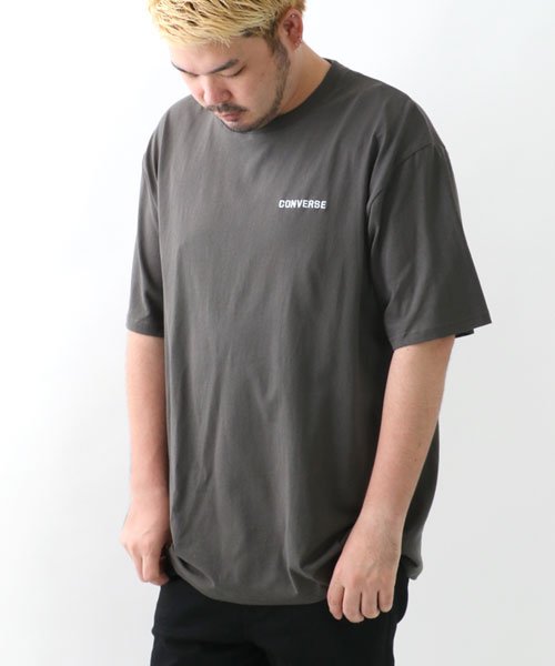 MARUKAWA(大きいサイズのマルカワ)/【CONVERSE】 大きいサイズ メンズ コンバース Tシャツ 半袖 無地 ワンポイント ブランド/img21