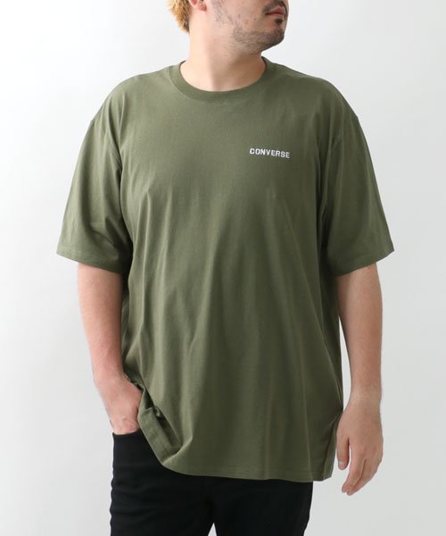 MARUKAWA(大きいサイズのマルカワ)/【CONVERSE】 大きいサイズ メンズ コンバース Tシャツ 半袖 無地 ワンポイント ブランド/img24