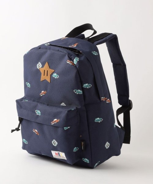 別注 Mei メイ デイパックmサイズカー柄 バッグ グリーンレーベルリラクシング キッズ Green Label Relaxing Kids Magaseek
