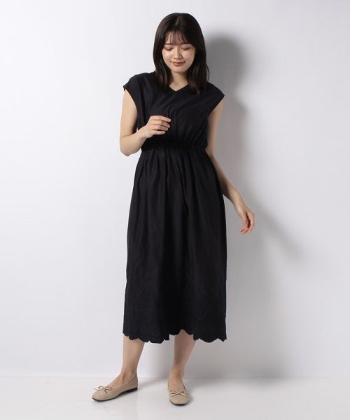 セール Techichi スカラップ刺繍ワンピース テチチ Te Chichi Magaseek