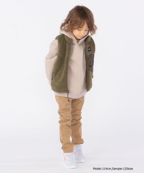 SHIPS KIDS(シップスキッズ)/*【一部SHIPS KIDS別注】TAION:100～140cm / キッズ ボア リバーシブル ダウン ベスト/img08