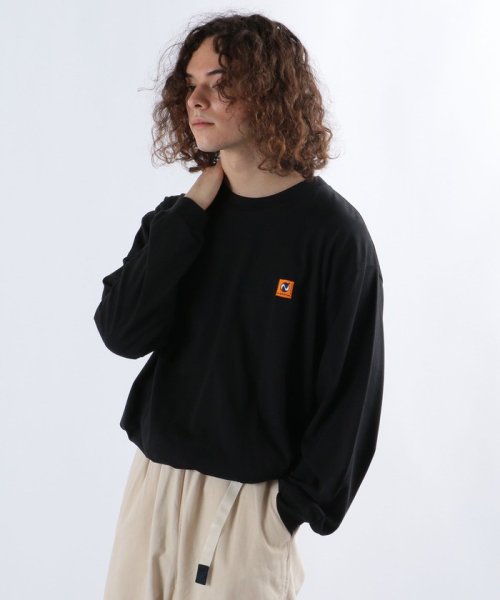 SHIPS any MEN(シップス　エニィ　メン)/【SHIPS any別注】newhattan: ドロップショルダー オーバーサイズ ロングスリーブ Tシャツ◇/img12