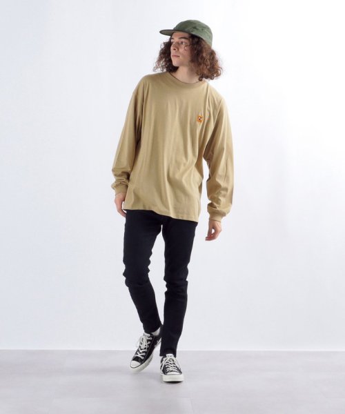 SHIPS any MEN(シップス　エニィ　メン)/【SHIPS any別注】newhattan: ドロップショルダー オーバーサイズ ロングスリーブ Tシャツ◇/img24