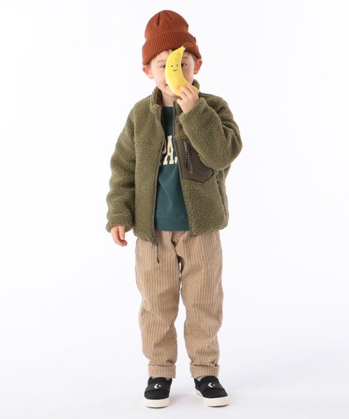 SHIPS KIDS(シップスキッズ)/*【一部SHIPS KIDS別注】TAION:100～140cm / キッズ ボア リバーシブル ダウン ジャケット/img03