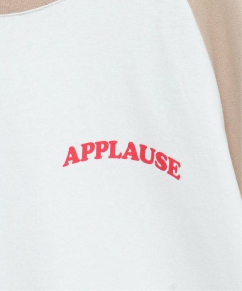 VENCE　EXCHANGE(ヴァンス　エクスチェンジ)/ＡＰＰＬＡＵＳＥラグランＴシャツ/img05