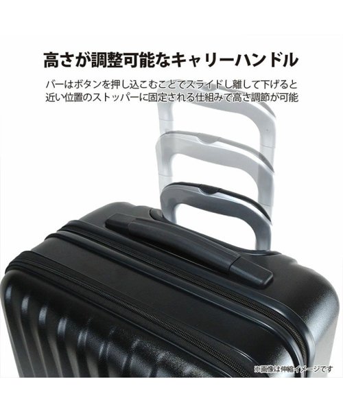 フリクエンター クラムアドバンス スーツケース Mサイズ 44L フロントオープン ストッパー付き 軽量 静音 FREQUENTER 1－218 Mサイズ ｜約