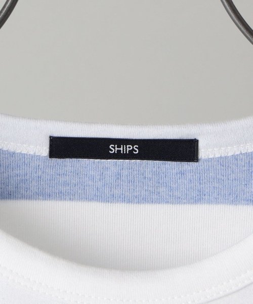 SHIPS MEN(シップス　メン)/SHIPS: パイル ボーダー Tシャツ/img05