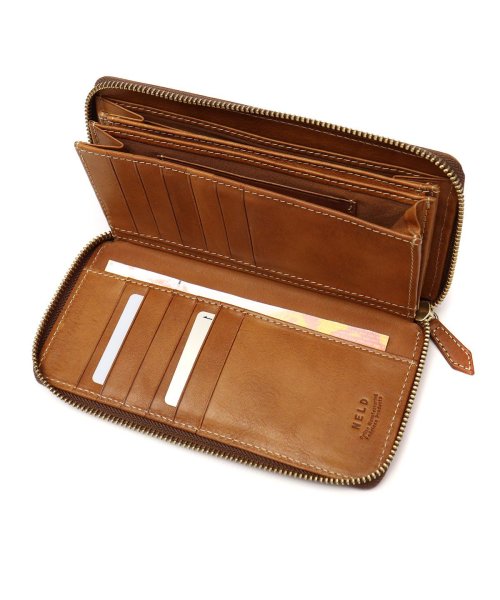 ネルド 長財布 NELD ELBA エルバ ラウンド長財布 ラウンドファスナー BOX型小銭入れ 本革 レザー 大人 シンプル AN219 MY1355743671(10450円)