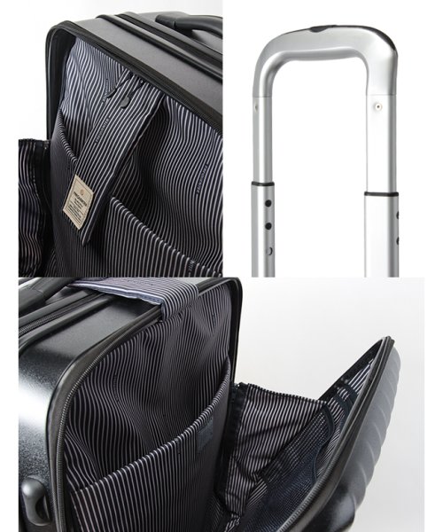 フリクエンター クラムアドバンス スーツケース Mサイズ 44L フロントオープン ストッパー付き 軽量 静音 FREQUENTER 1－218 Mサイズ ｜約