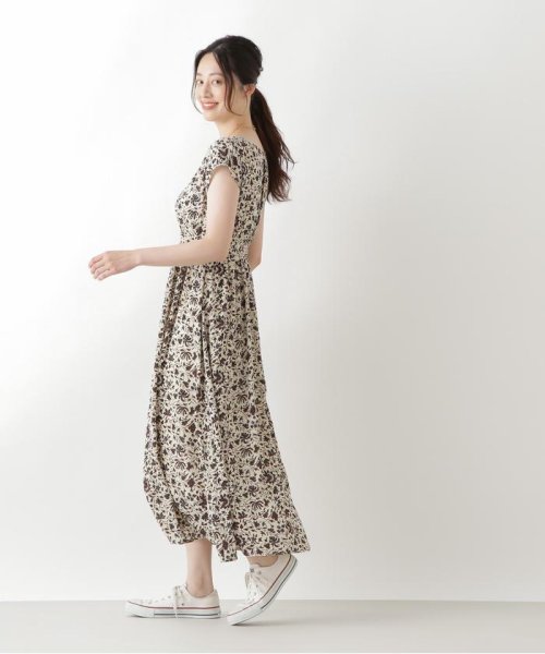 セール 更紗プリントノースリーブワンピース ナチュラルビューティーベーシック Natural Beauty Basic Magaseek