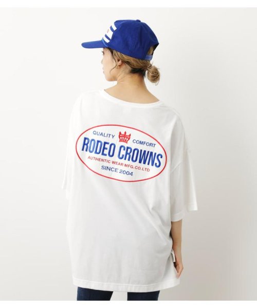 RODEO CROWNS WIDE BOWL(ロデオクラウンズワイドボウル)/ビッグオーバルパッチTシャツ/img02