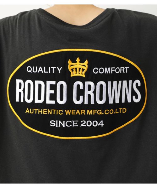 RODEO CROWNS WIDE BOWL(ロデオクラウンズワイドボウル)/ビッグオーバルパッチTシャツ/img11