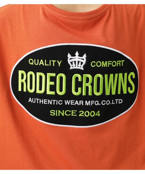 RODEO CROWNS WIDE BOWL(ロデオクラウンズワイドボウル)/ビッグオーバルパッチTシャツ/img17