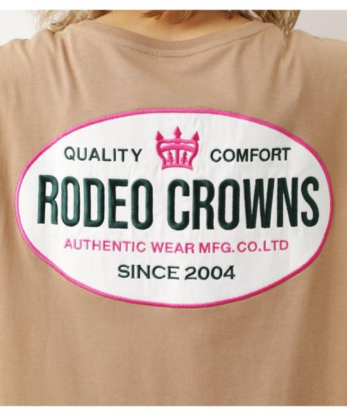 RODEO CROWNS WIDE BOWL(ロデオクラウンズワイドボウル)/ビッグオーバルパッチTシャツ/img23