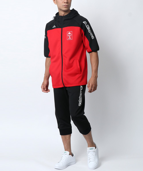 サッカーカッパトレーニングジャージトップ新品 カッパ Kappa 別注 4L～6L 大きいサイズ 胸切替 ジャージ 上下 メンズ