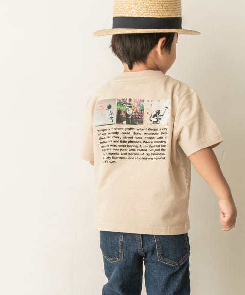 URBAN RESEARCH DOORS（Kids）(アーバンリサーチドアーズ（キッズ）)/『WEB限定』メッセージバックプリントTシャツ(KIDS)/img01