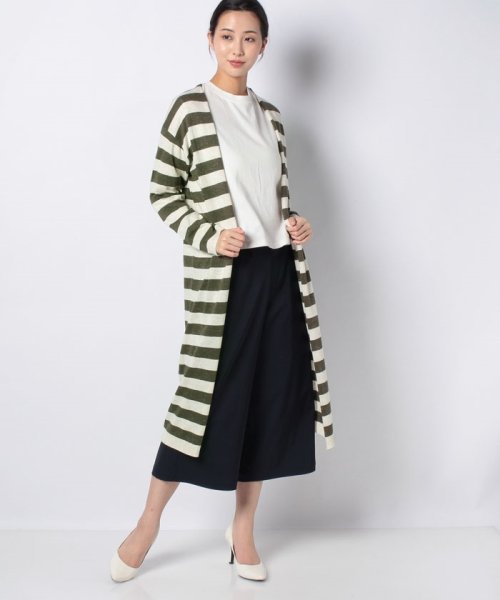 セール Boungalow ボーダーロングカーディガン キャラ オ クルス Cara O Cruz Magaseek