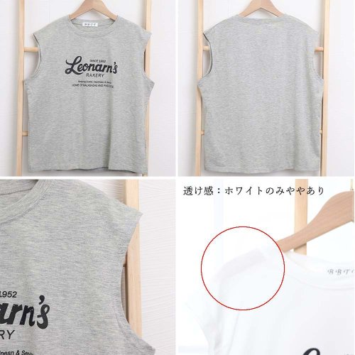 miniministore(ミニミニストア)/ノースリーブ tシャツ レディースロゴt/img03