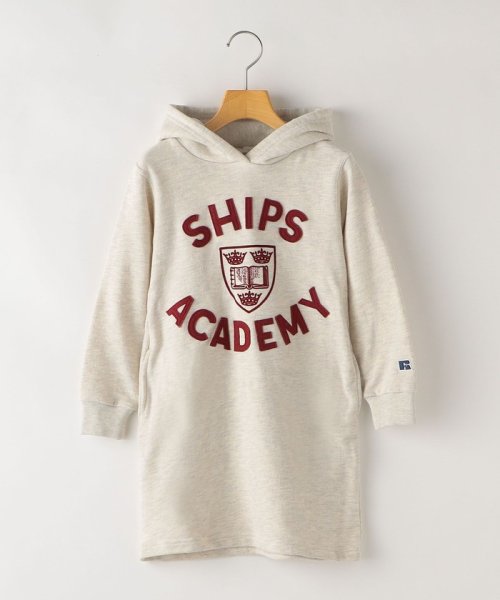 SHIPS KIDS(シップスキッズ)/【SHIPS KIDS別注】RUSSELL ATHLETIC:カレッジ フード スウェット ワンピース(110～150cm)/img04