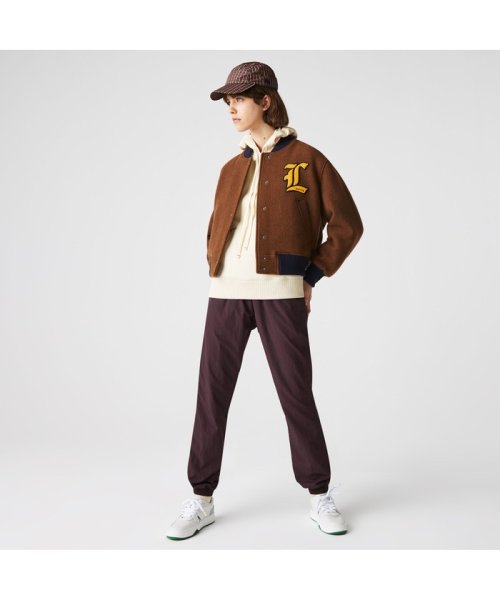 LACOSTELIVE LADYS(ラコステライブ　レディース)/LACOSTE L!VE ウールボクシーバーシティジャケット/img03