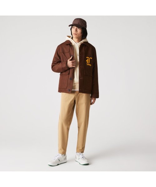 LACOSTELIVE MENS(ラコステライブ　メンズ)/LACOSTE L!VE ウールブレンドハウンドトゥースジャケット/img01