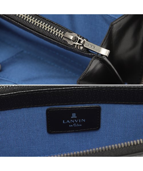 LANVIN(ランバン)/ランバンオンブルー 財布 長財布 大容量 本革 レザー メンズ レディース ラウンドファスナー ブランド LANVIN en Bleu 581606/img11