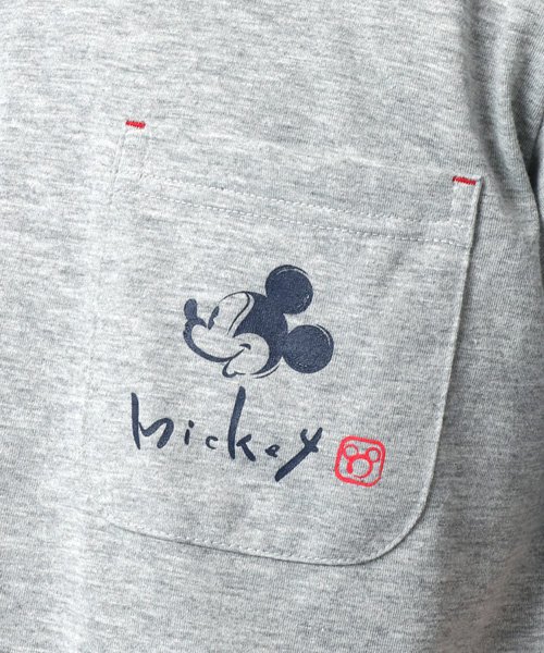 MARUKAWA(マルカワ)/[春夏]【Disney】ディズニー 半袖半ズボン ミッキー プリント 和柄 パジャマ/img03