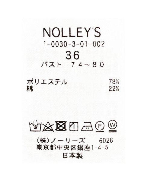 NOLLEY’S sophi(ノーリーズソフィー)/◇【WEB限定カラーあり】シアーノースリーブシャツ/img51