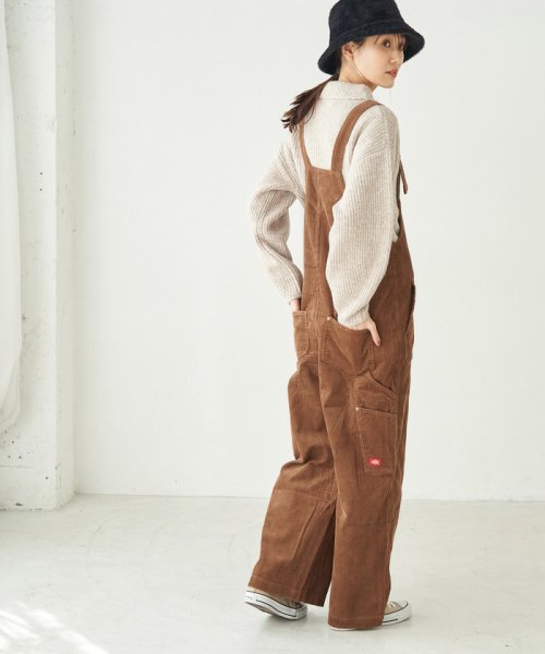 ROPE' PICNIC(ロペピクニック)/【Dickies/ディッキーズ】【WEB限定カラー:ブラウン】コーデュロイサロペット/img17