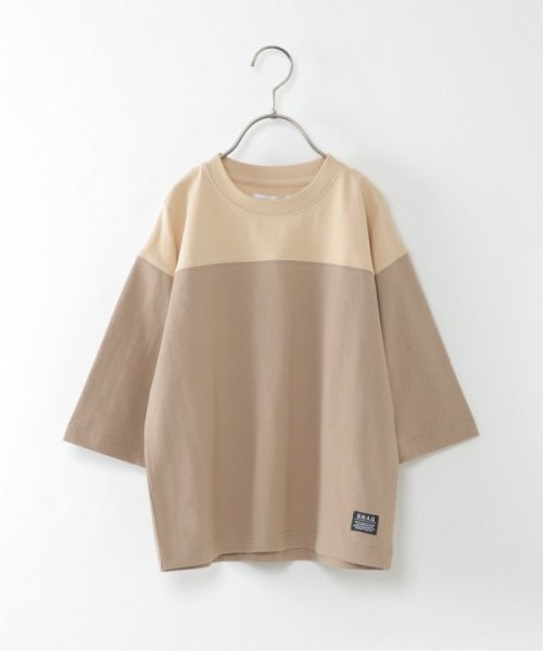 ikka kids(イッカ　キッズ)/【キッズ】7分袖配色切り替えT(100〜160cm)/img02