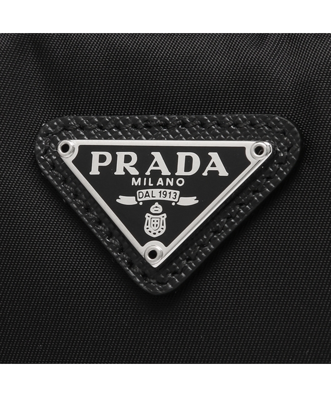 正規品♪ 美品PRADA プラダ ポーチ　レース柄 黒 白