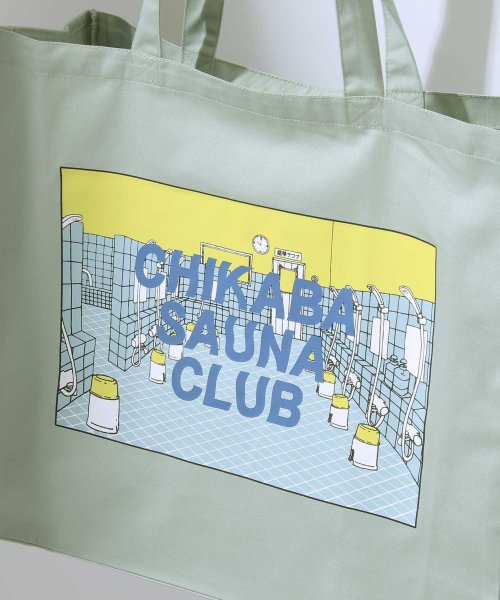 ZIP FIVE(ジップファイブ)/【121911bz】CHIKABA SAUNA CLUB トートバック/img06