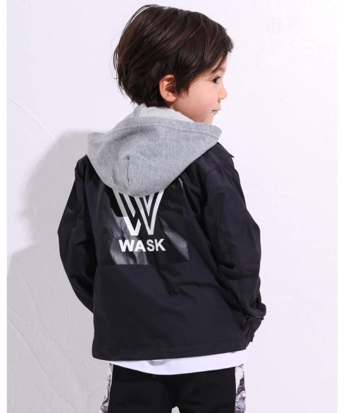 WASK(ワスク)/3WAY ナイロン ＋ 裏毛 ロゴ 刺繍 プリントコーチ ジャケット (100~/img07