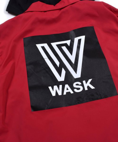 WASK(ワスク)/3WAY ナイロン ＋ 裏毛 ロゴ 刺繍 プリントコーチ ジャケット (100~/img18