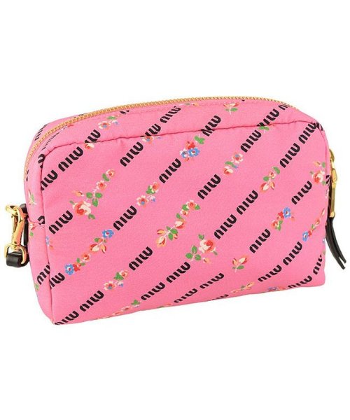 セール Miumiu ミュウミュウ Miumiu ミュウミュウ ポーチ コスメポーチ ミュウミュウ Miumiu Magaseek