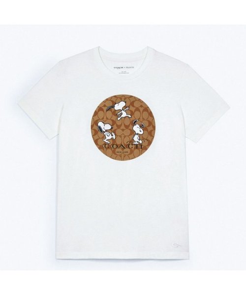 日本限定】COACH X 脱ご PEANUTS スポーツ スヌーピー Tシャツ