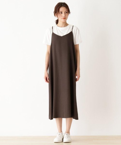 セール 2点セット くるみ釦キャミワンピース Tシャツ シューラルー ドレスキップ Shoo La Rue Dreskip Magaseek