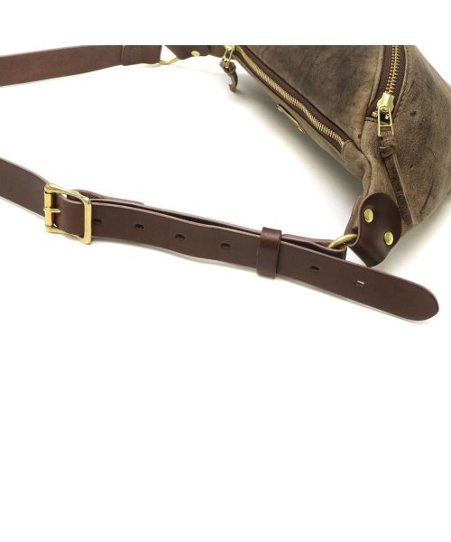 スロウ ボディバッグ SLOW kudu leather－fanny pack クーズー 本革 レザー 横型 斜めがけ コンパクト 日本製 300S130J ボディバッグ・ウエストポーチ Z1767575702(13552円)