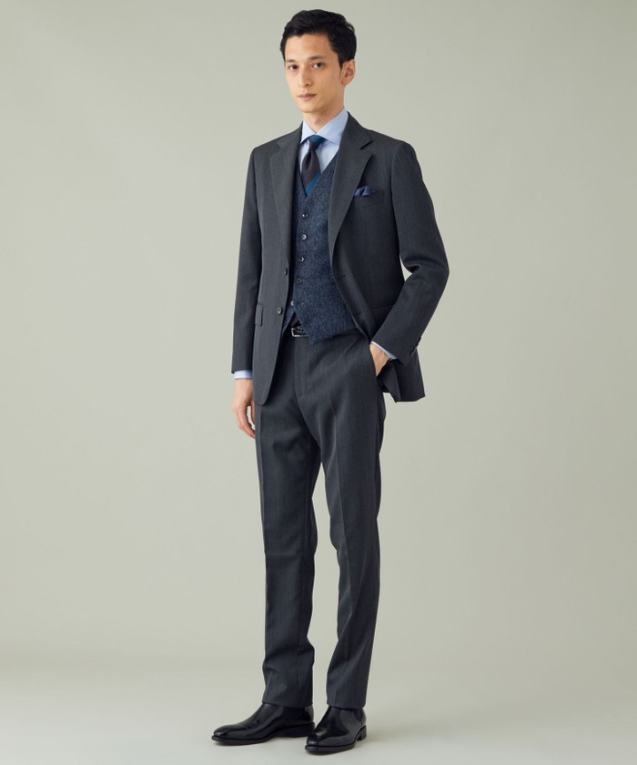 カノニコ】キャバルリーツイル スーツ(504231456)｜HANKYU MEN'S