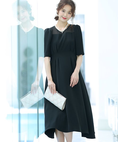 オンラインストア特価 パフスリーブフォーマルワンピース 公式オンライン通販 Mykollam In