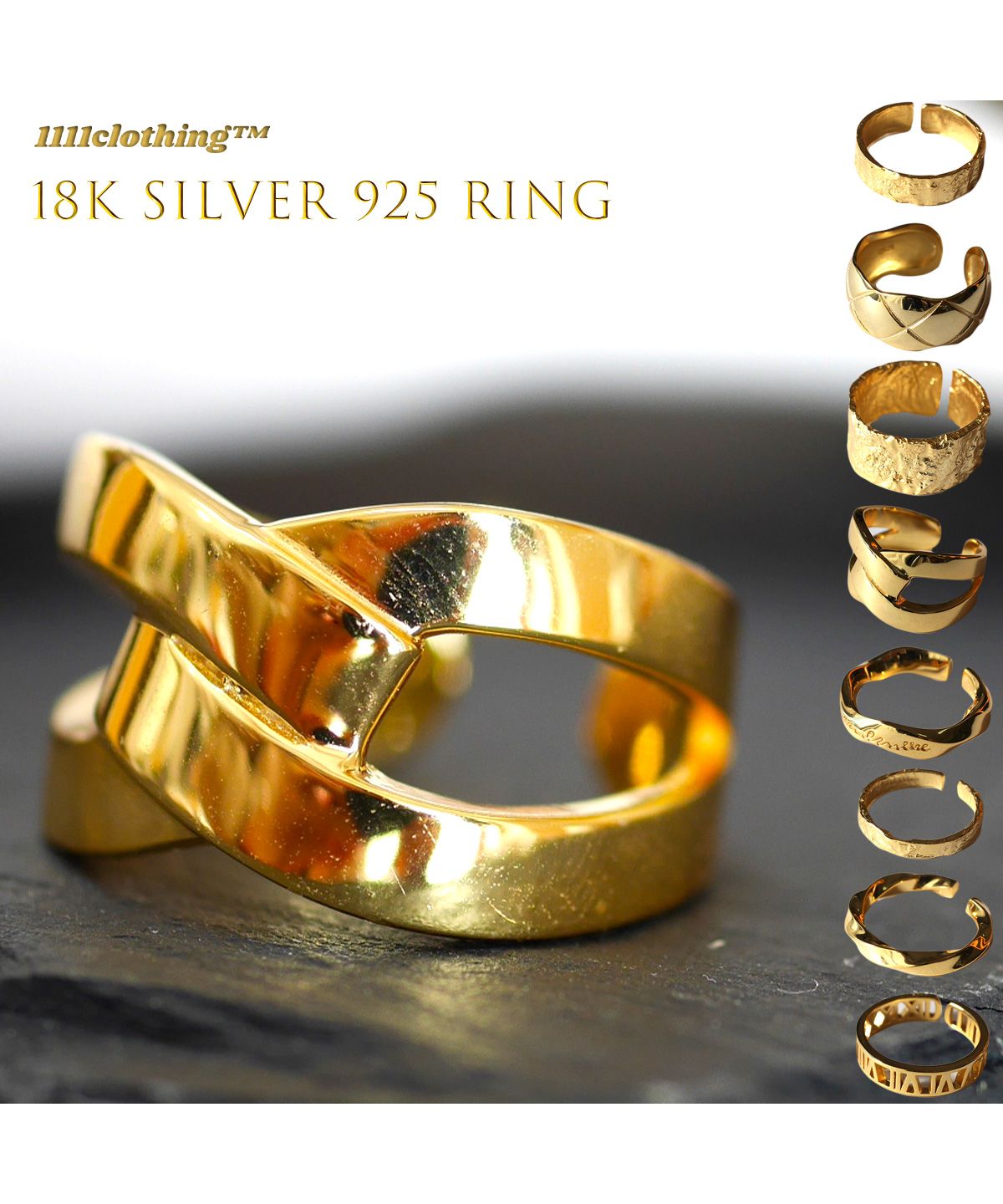 セール】◇18K シルバー925 リング◇ silver925 リング メンズ 指輪 ...