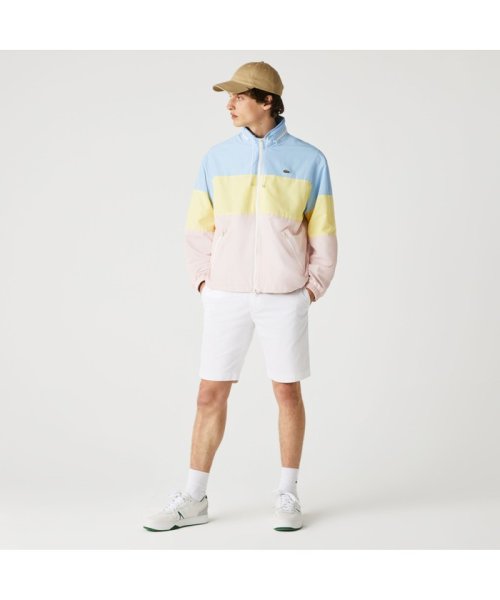 LACOSTE Mens(ラコステ　メンズ)/トリプルカラーブロッキングジップアップジャケット/img01