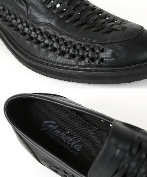 セール エコレザー編み込みスリッポン スリッポン メンズ スニーカー フラットシューズ カジュアルシューズ ジギーズショップ Jiggys Shop Magaseek