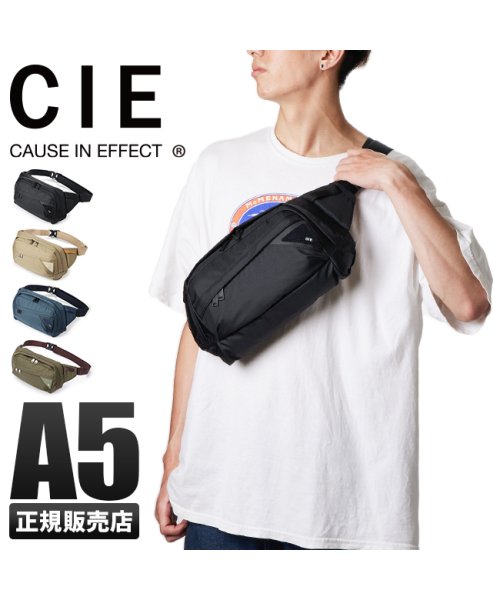 CIE(シー)/CIE シー フロウ ウエストバッグ 斜め掛け 軽量 撥水 防水 日本製 ブランド メンズ レディース FLOW 022102/img01