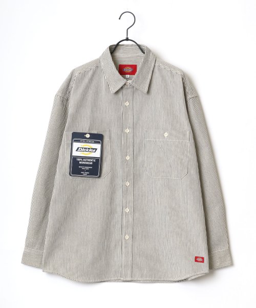 LAZAR(ラザル)/【Lazar】Dickies/ディッキーズ 【別注】 T/Cツイル オーバーサイズ ワークシャツ/CPOシャツ/img12