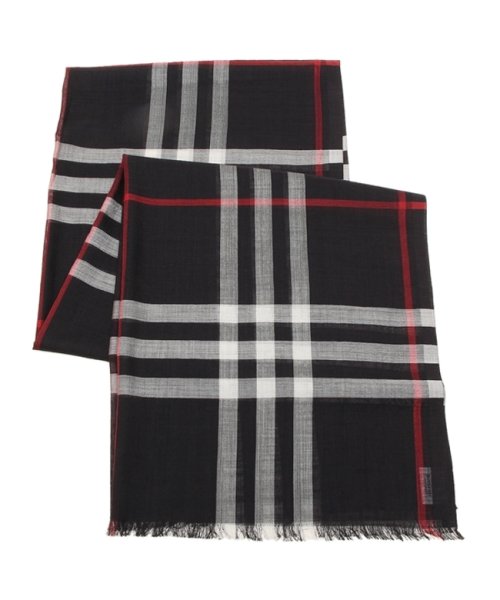 BURBERRY(バーバリー)/バーバリー マフラー メンズ レディース ユニセックス ジャイアントチェック ライトウェイトチェック 220×70cm ウール シルク スカーフ BURBERR/img04