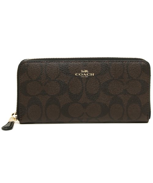 COACH(コーチ)/コーチ 財布 長財布 アウトレット レディース COACH F59267 IMAA8 ブラウン ブラック/img05