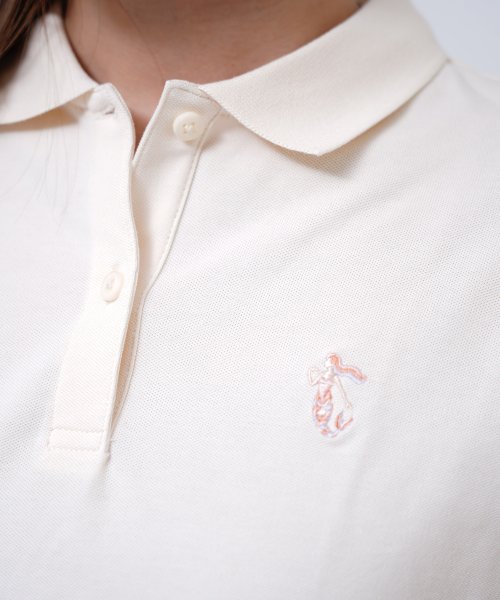 GIORDANO(ジョルダーノ)/GIORDANO/マーメード刺繍ルーズシルエットポロシャツ（半袖）/img11